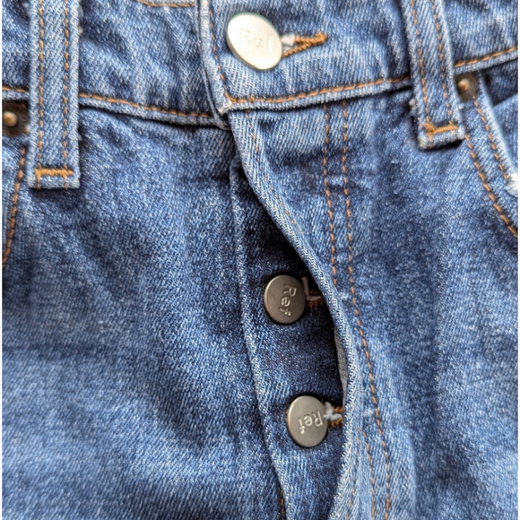 Reformation Serena Button Fly High Waist Skinny Jeans Women's Sz 24 Kasai Wash - Picture 14 of 14